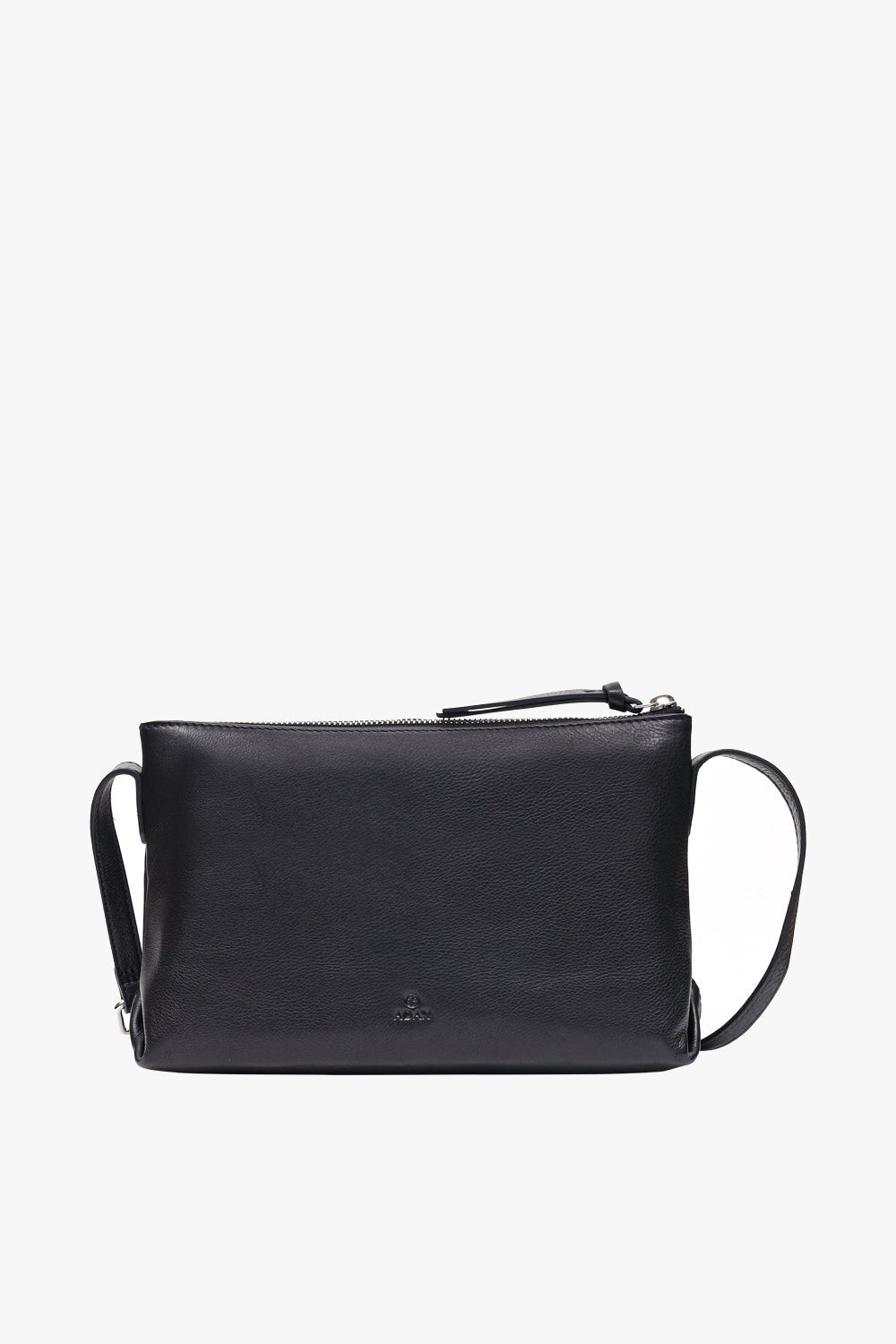 HODAKOVA ショルダーバッグ Hodakova Womens Black Matt Belt Small Leather Shoulder bag - ShopStyle