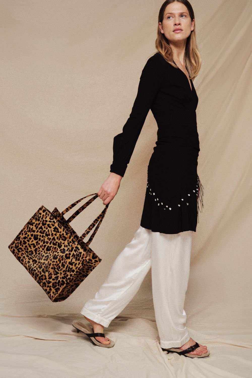 The Leo Collection | Cowhide Bags with Leopard Print – Adax Shop