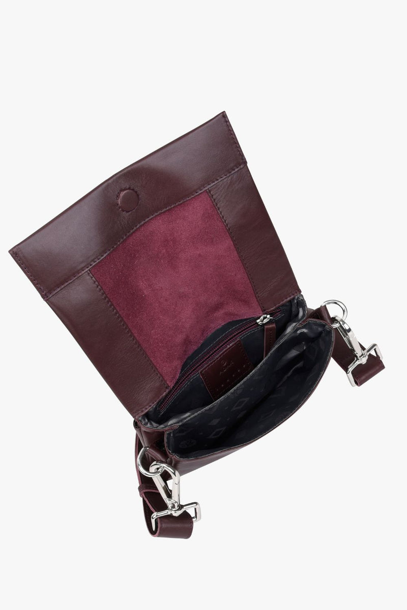 Amalfi shoulder bag Franca Burgundy