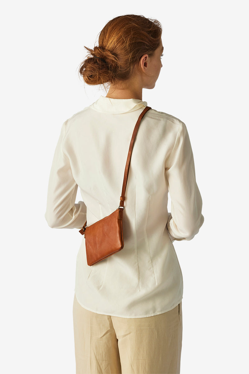 Pixie shoulder bag Anja Cognac