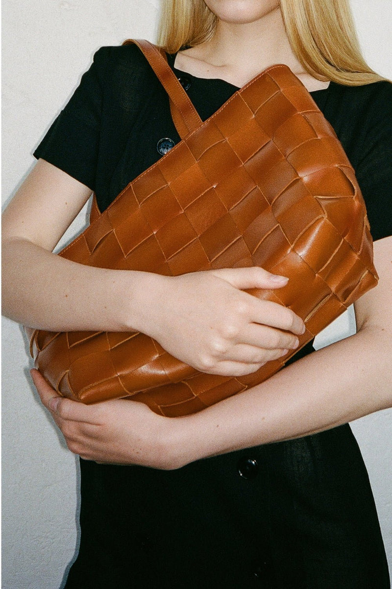 Limona shopper Meike Chestnut - Adax Shop - Tasker