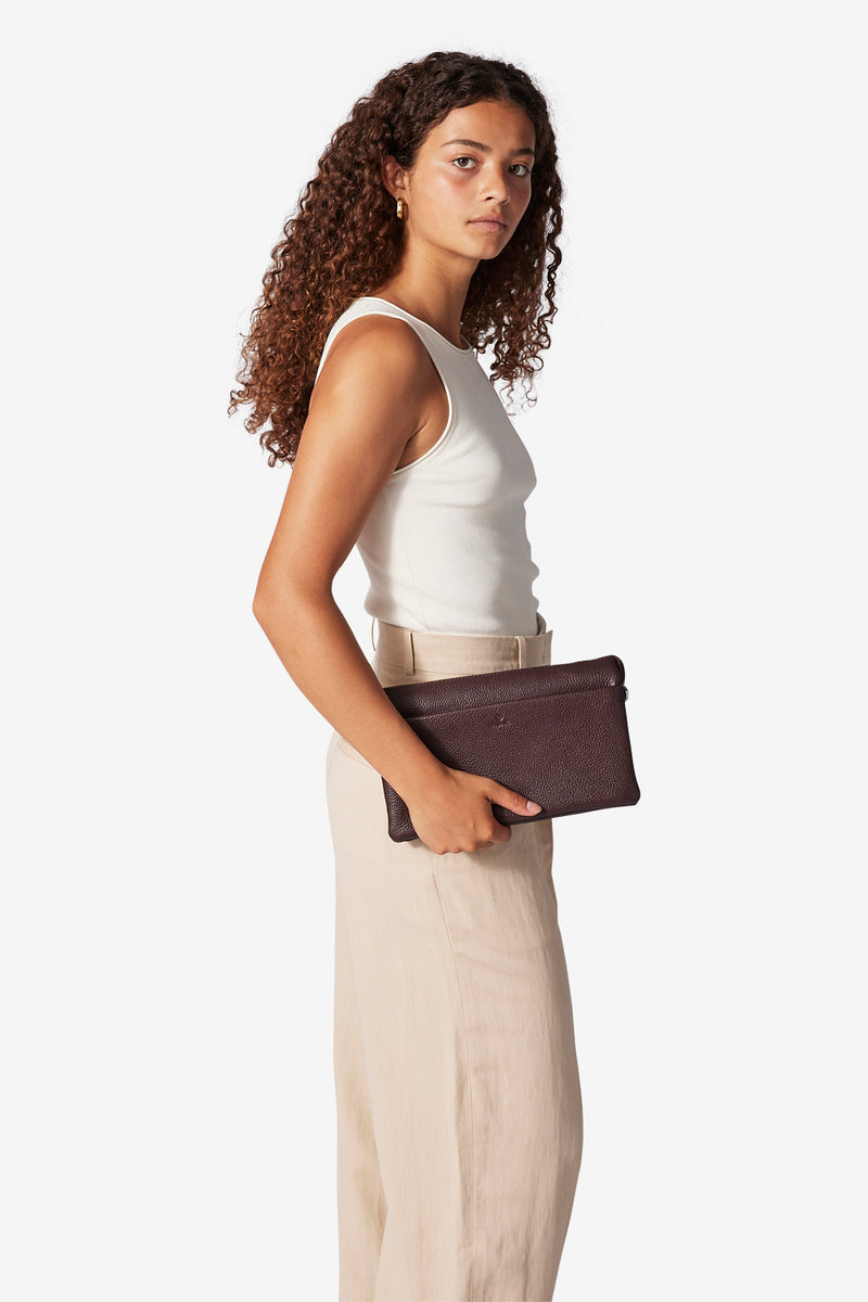 Cormorano combi clutch Jasmina Burgundy