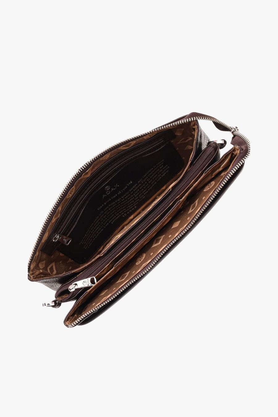 Cormorano combi clutch Jasmina Chocolate - Adax Shop - Clutches