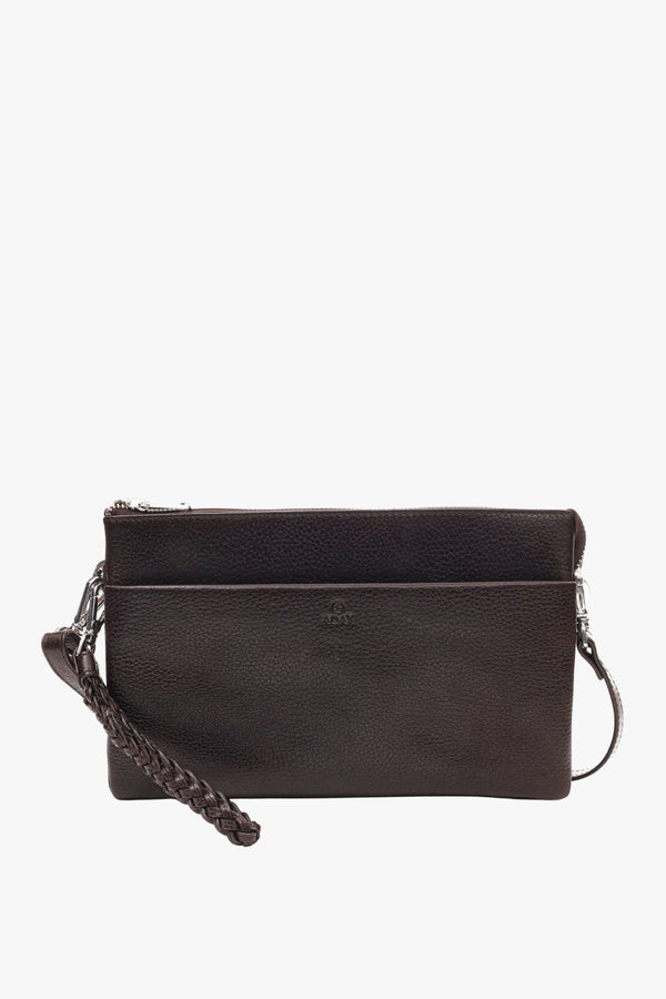 Cormorano combi clutch Jasmina Chocolate