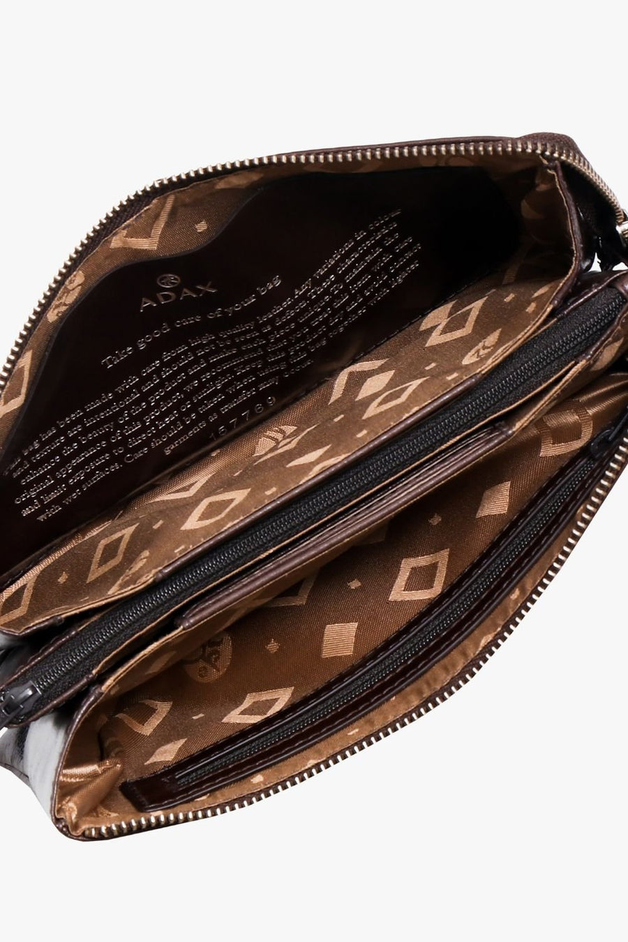 Salerno combi clutch Tine Dark brown - Adax Shop - Tasker