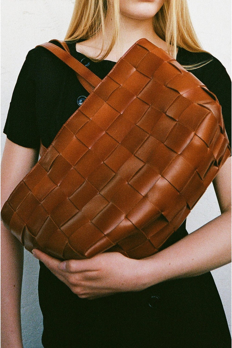 Limona shopper Meike Chestnut - Adax Shop - Tasker