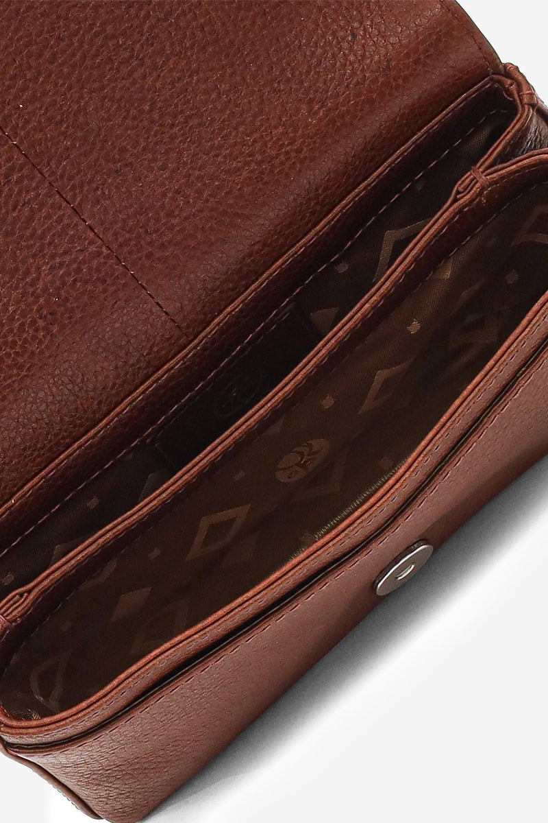 Cormorano shoulder bag Naina Walnut - Adax Shop - Crossbody