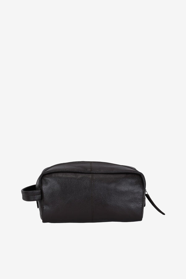 Prato wash bag Harry Dark brown