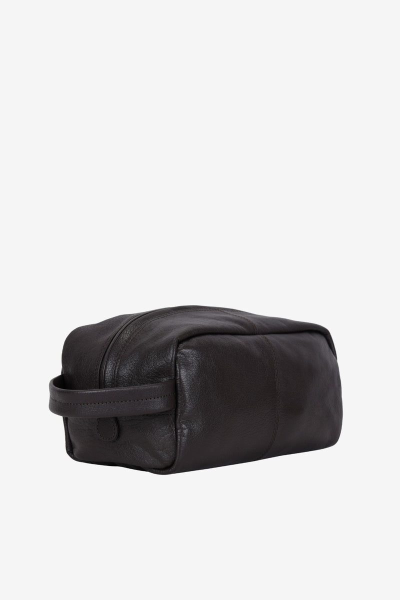 Prato wash bag Harry Dark brown