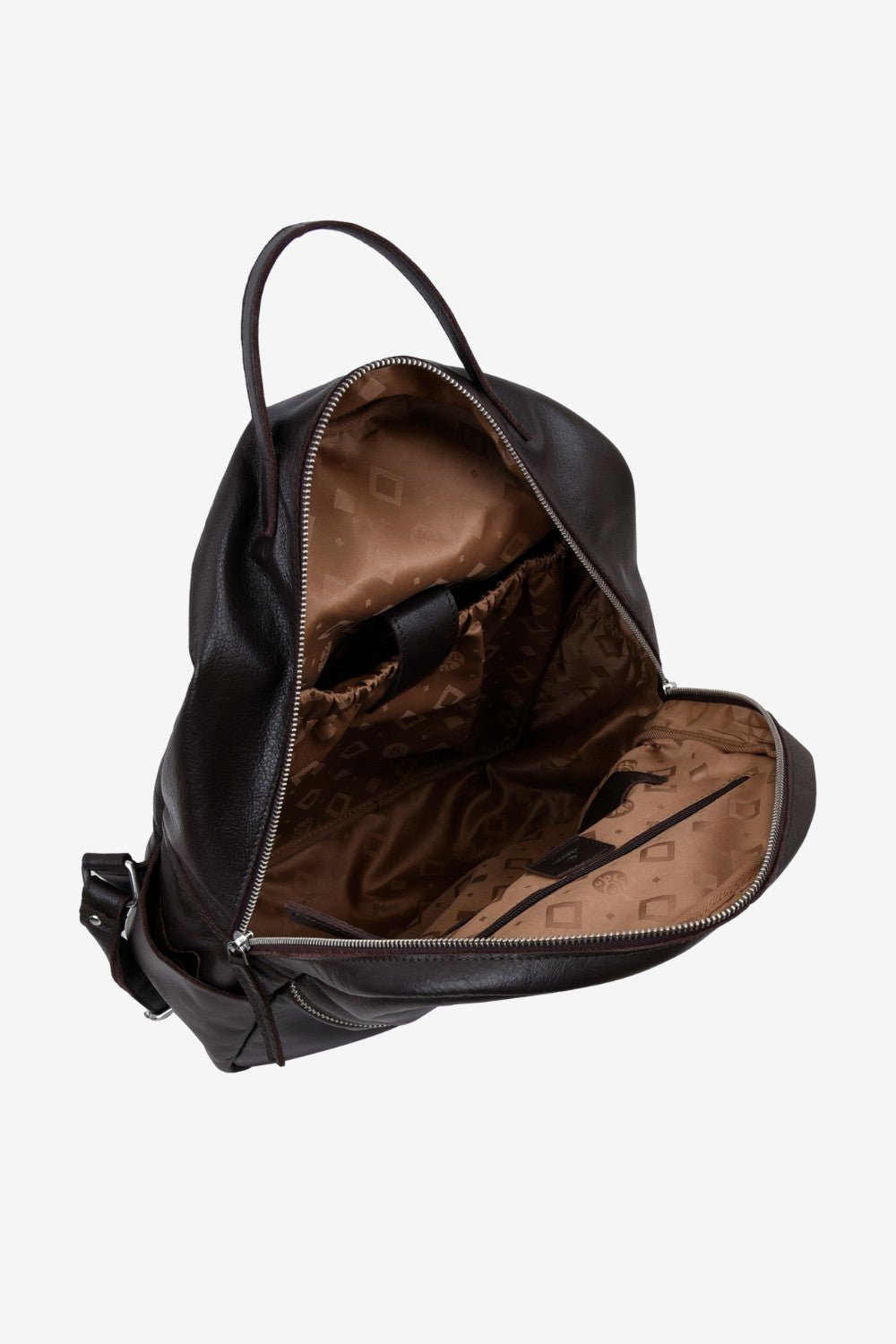 asos design leather harvard backpack Prato backpack Calvin Dark brown – Adax Shop