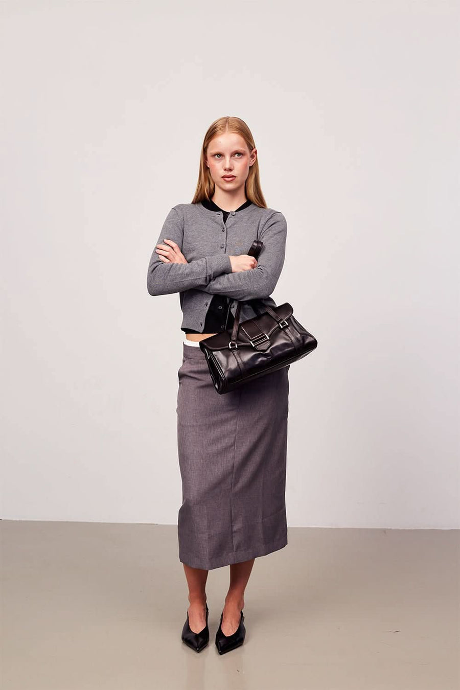 Salerno handbag Megan Dark brown - Adax Shop - Handbag