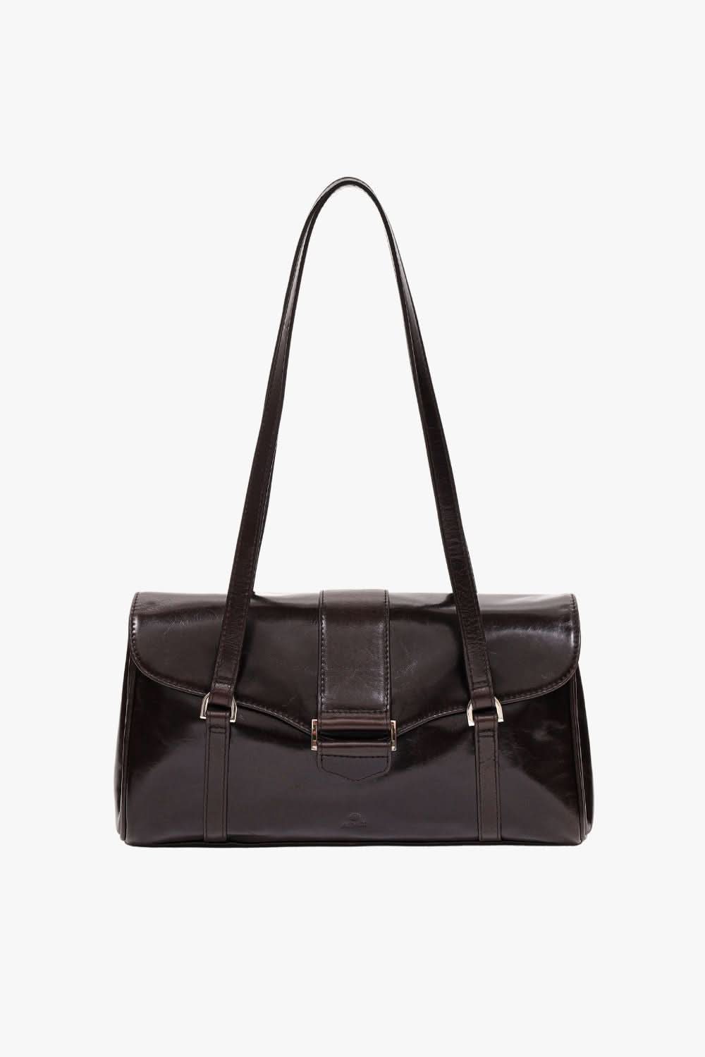 Salerno handbag Megan Dark brown – Adax Shop