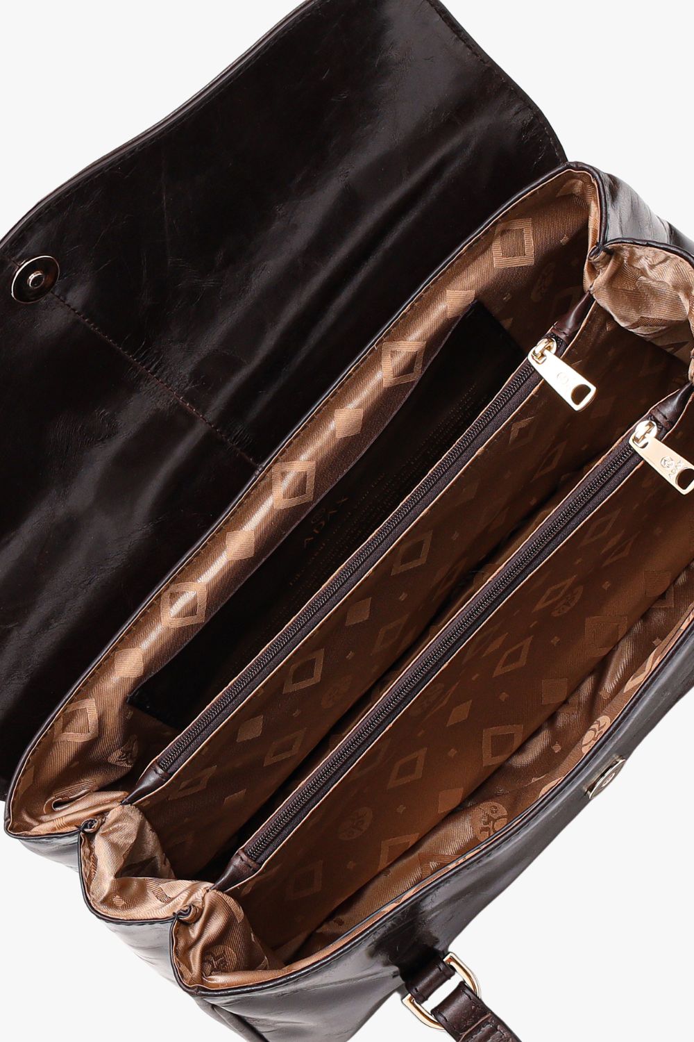 Salerno handbag Megan Dark brown – Adax Shop