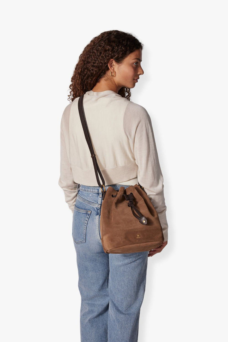 Bolso bombonera Rozzano Laila Latte