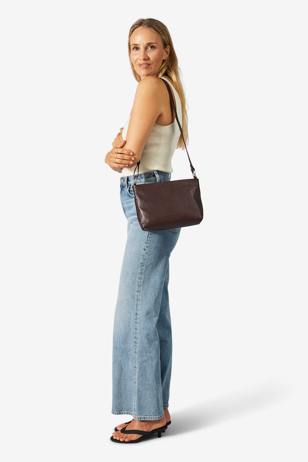 Amalfi shoulder bag Klara Burgundy