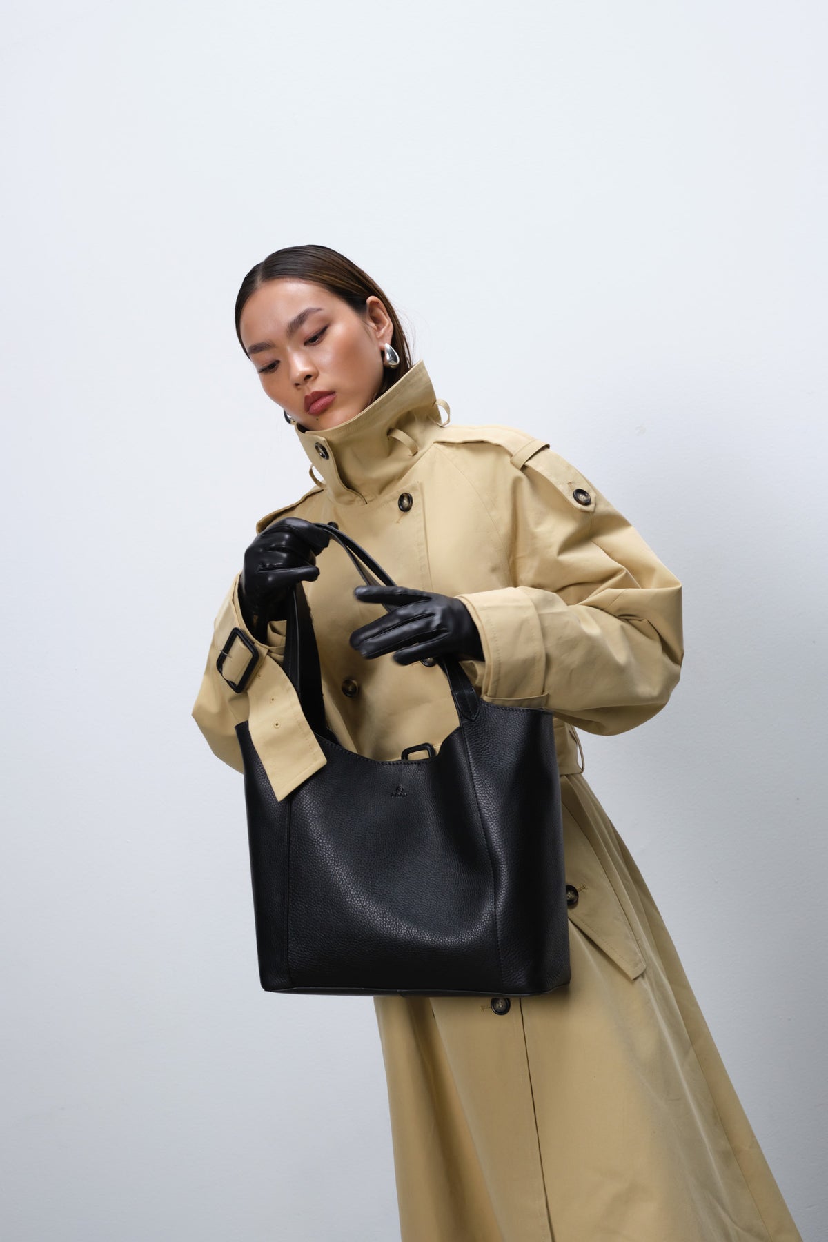 Portofino shopper Elsa Black – Adax Shop