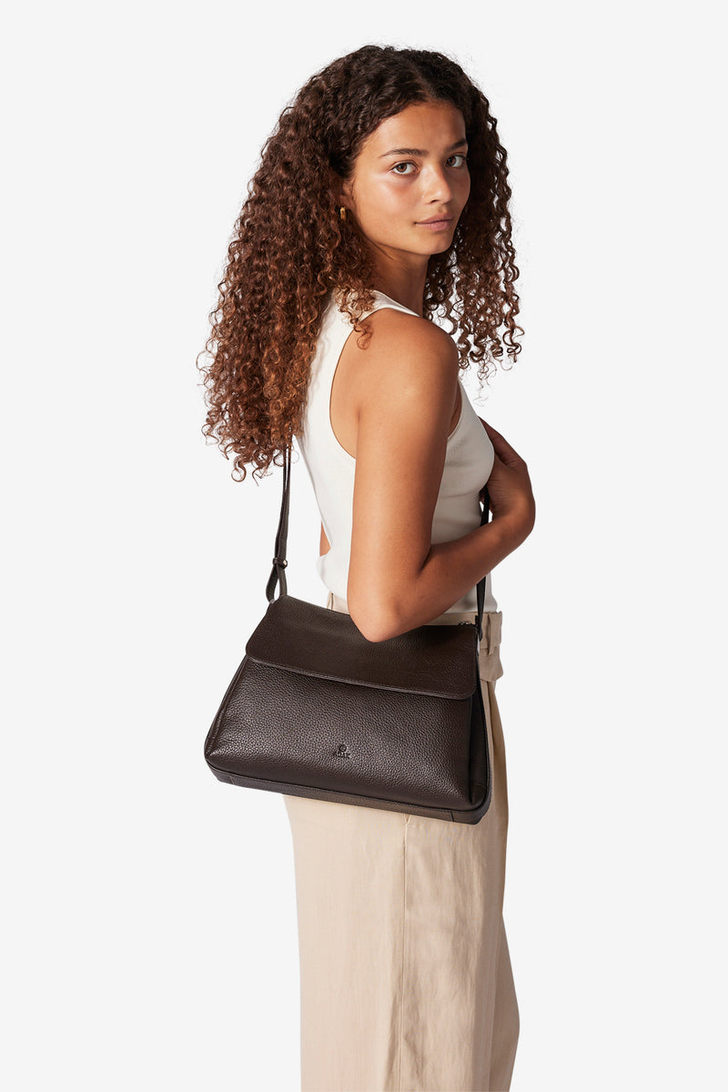 Cormorano shoulder bag Ilsa Dark brown