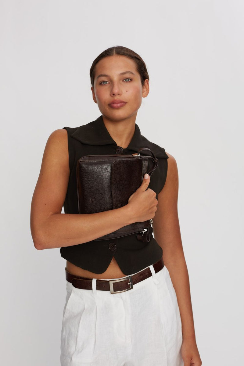 Cormorano shoulder bag Maiken Chocolate - Adax Shop - Tasker