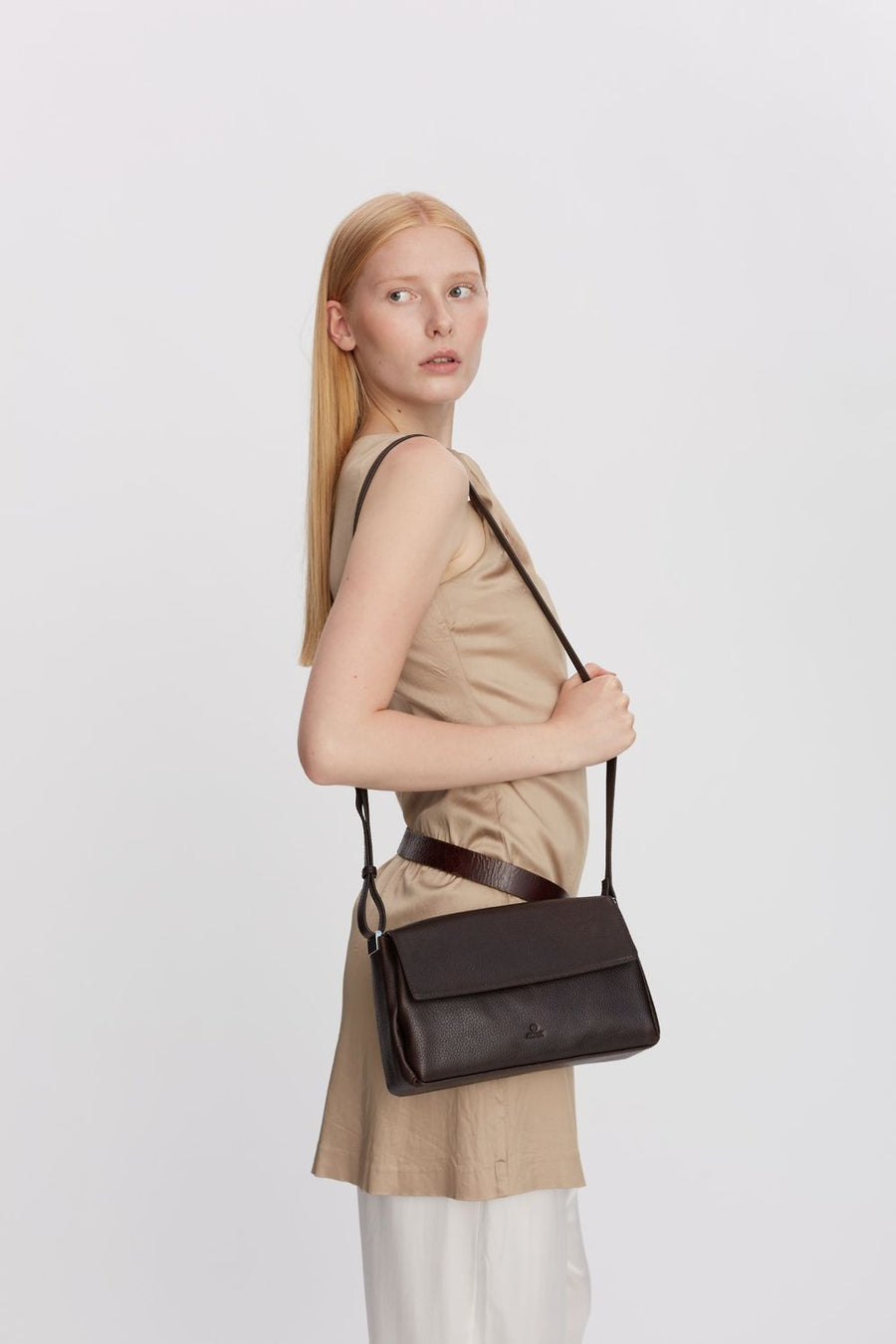 Cormorano shoulder bag Stefanie Chocolate - Adax Shop - Tasker
