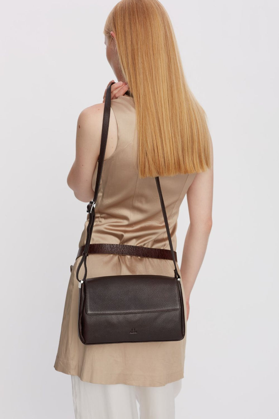Cormorano shoulder bag Stefanie Chocolate - Adax Shop - Tasker