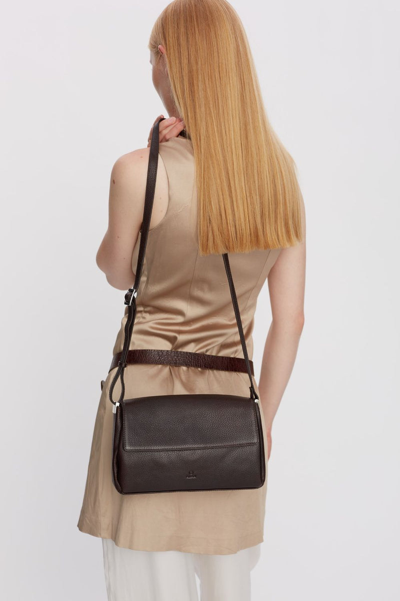 Cormorano shoulder bag Stefanie Chocolate - Adax Shop - Tasker