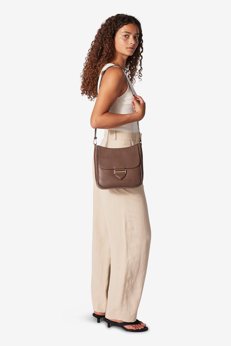 Bolso bandolera Cormorano Liesel Latte