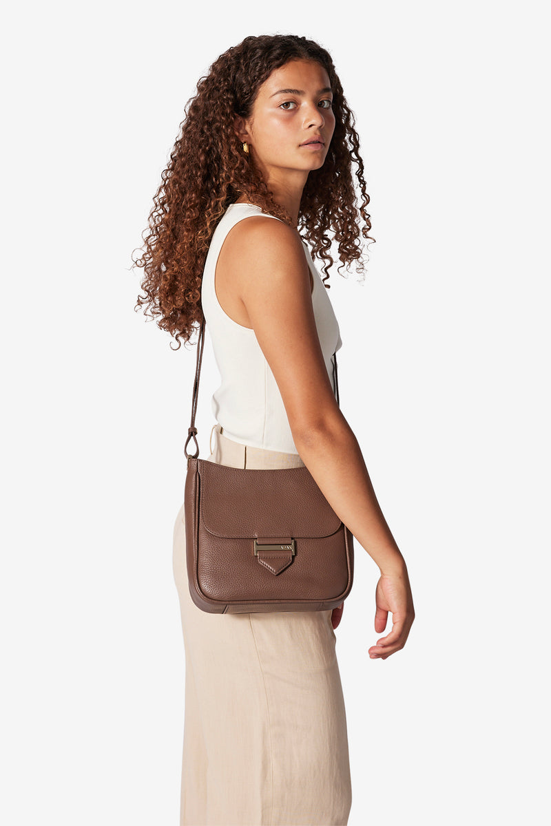 Bolso bandolera Cormorano Liesel Latte