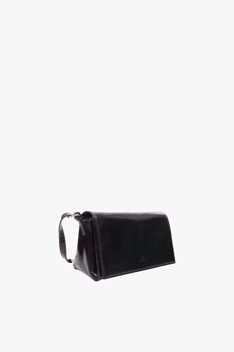 あゆ　黒38 Black Patent Leather Sandals | AZIA 110 | Winter 2021 Collection