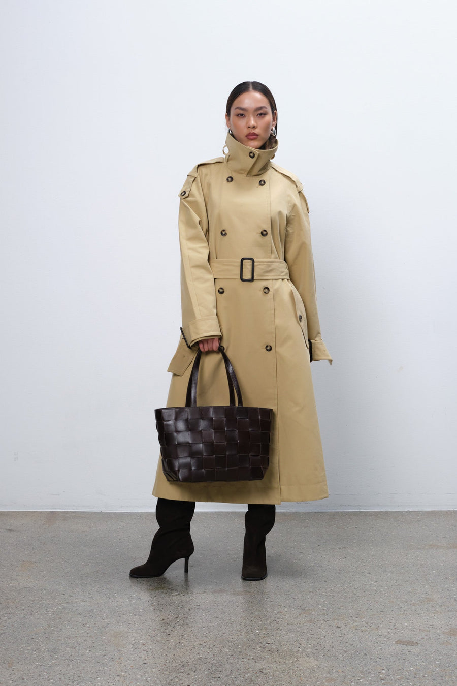 Limona shopper Meike Dark brown - Adax Shop - Shopper