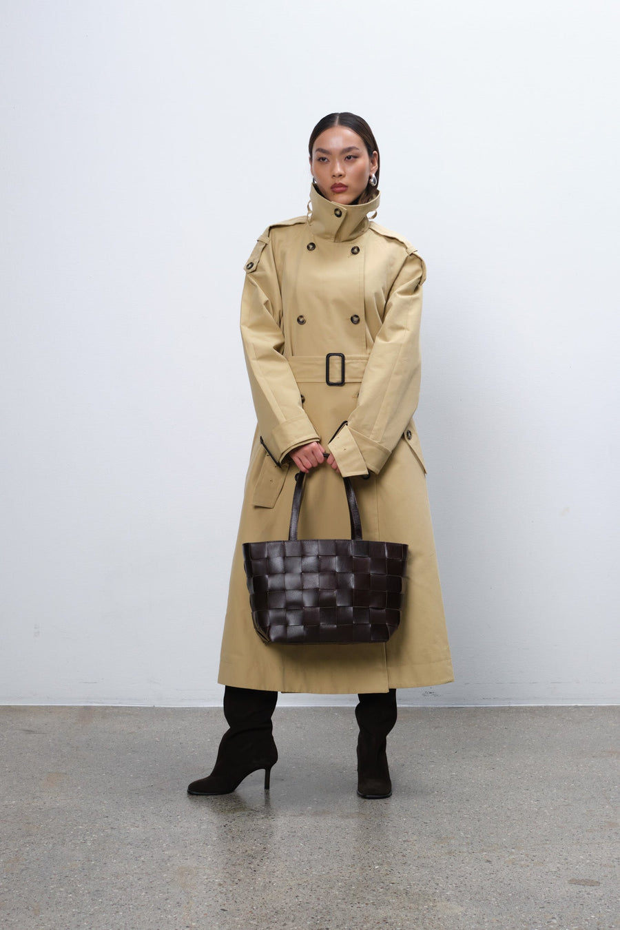 Limona shopper Meike Dark brown - Adax Shop - Shopper