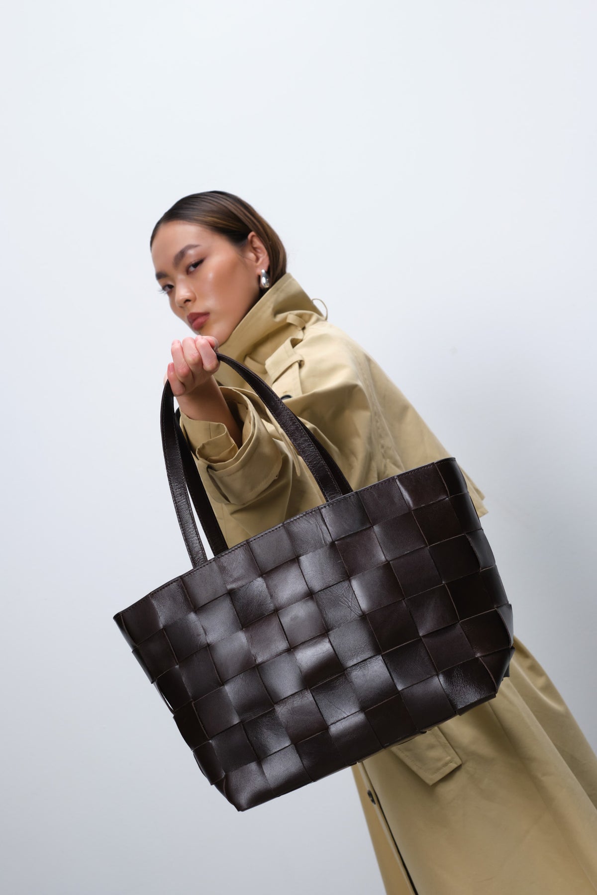Limona shopper Meike Dark brown – Adax Shop
