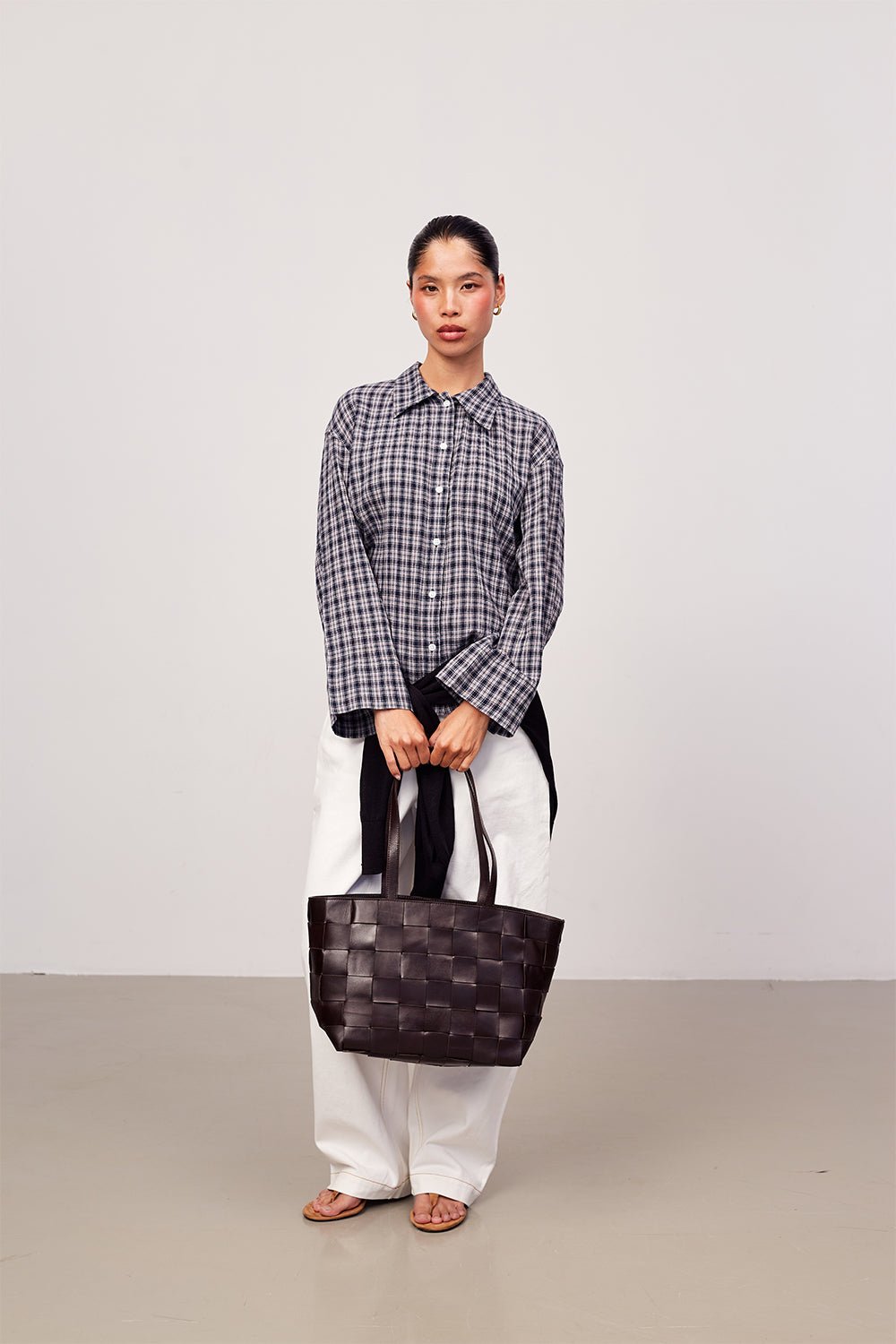 Limona shopper Meike Dark brown – Adax Shop