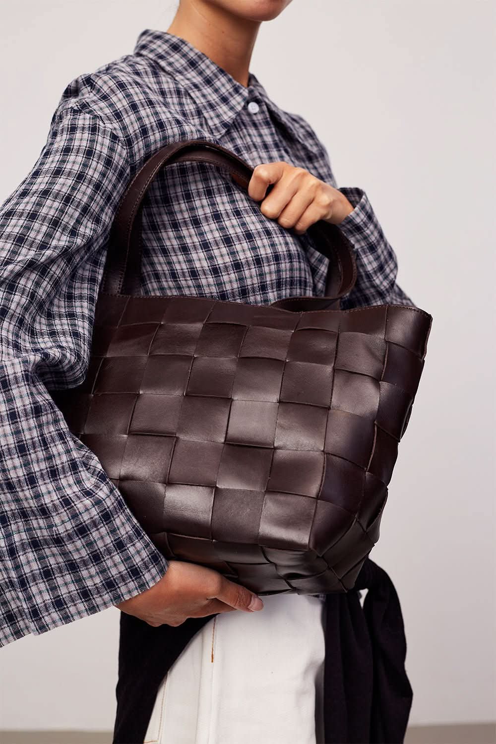 Limona shopper Meike Dark brown – Adax Shop