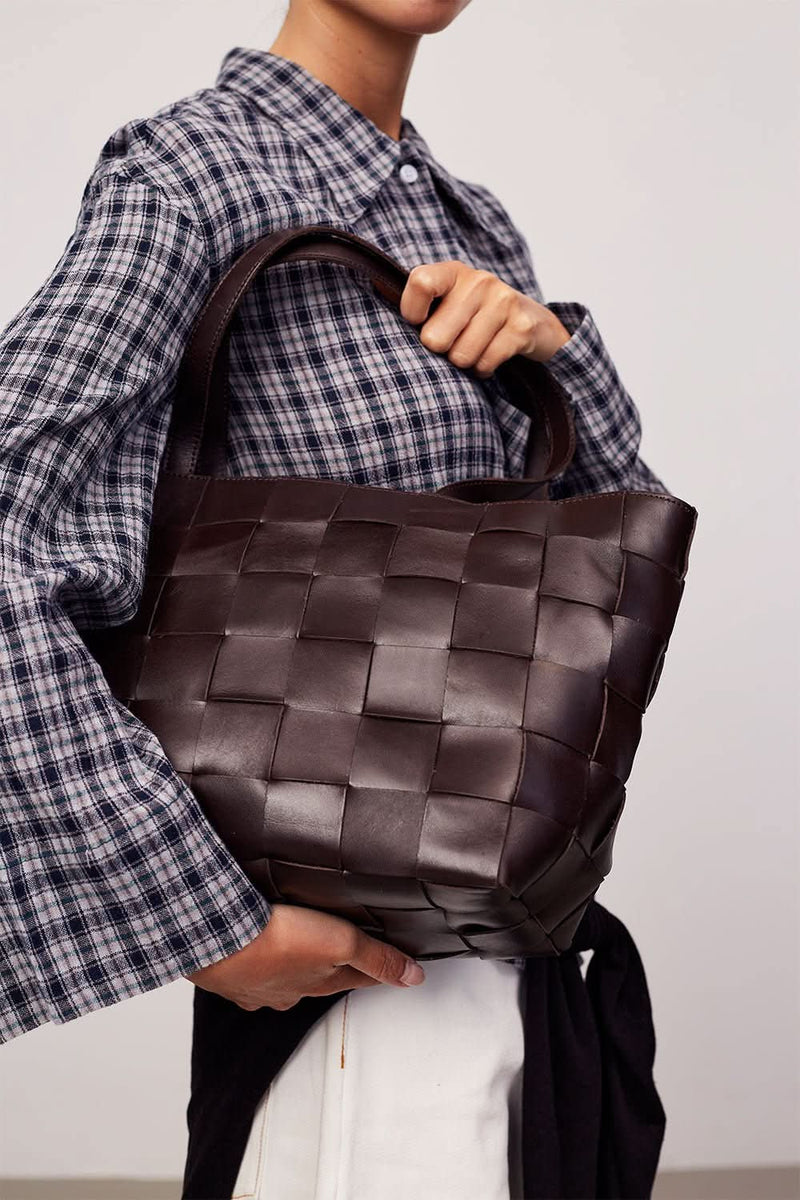Limona shopper Meike Dark brown – Adax Shop