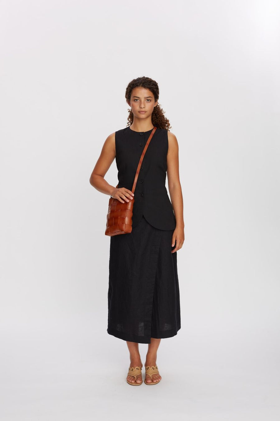 Limona shoulder bag Zelda Chestnut - Adax Shop - Tasker