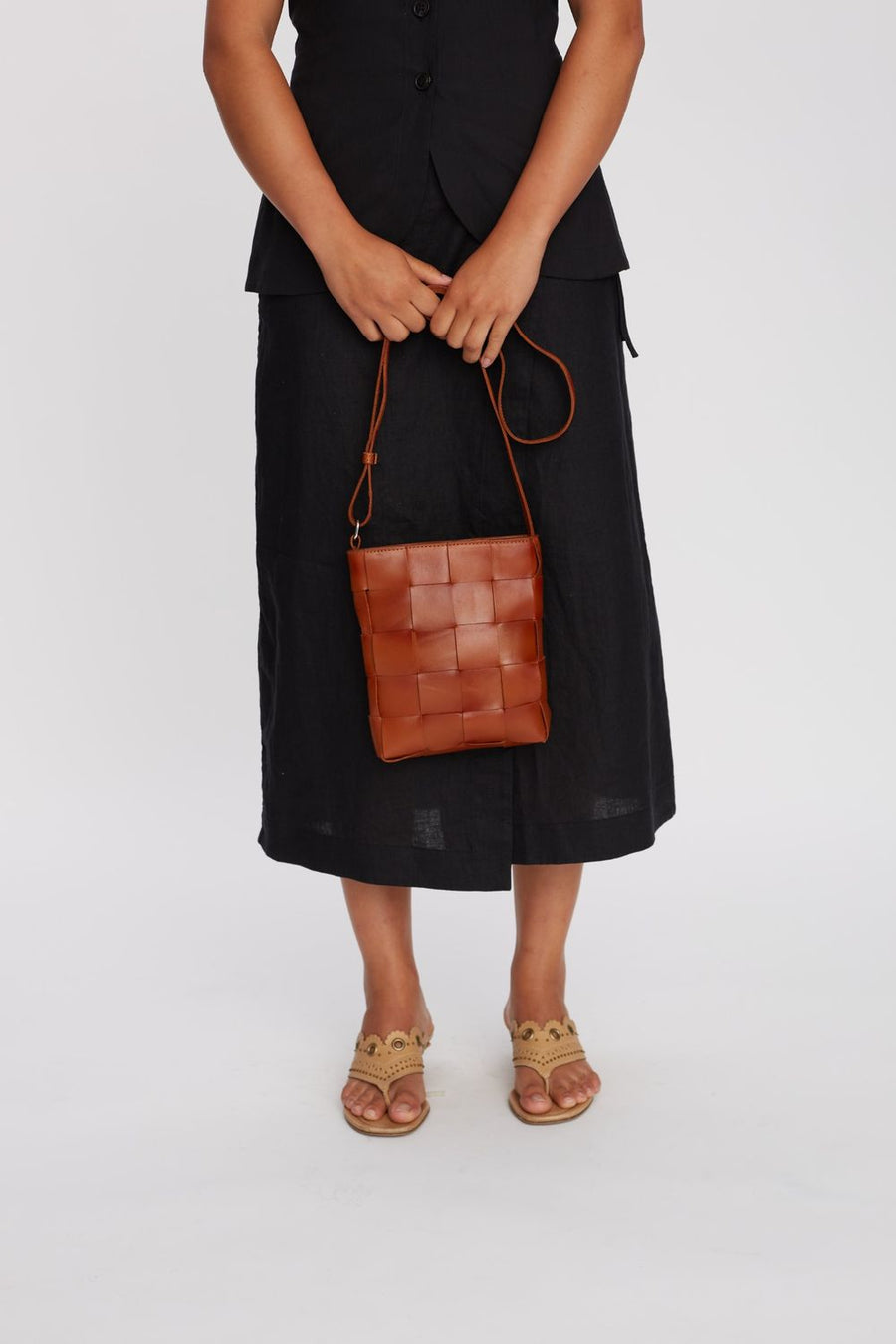 Limona shoulder bag Zelda Chestnut - Adax Shop - Tasker