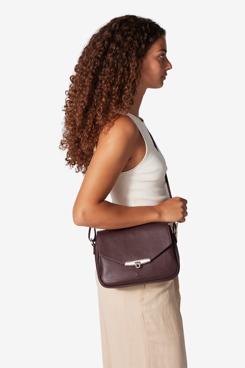 Cormorano shoulder bag Leah Burgundy