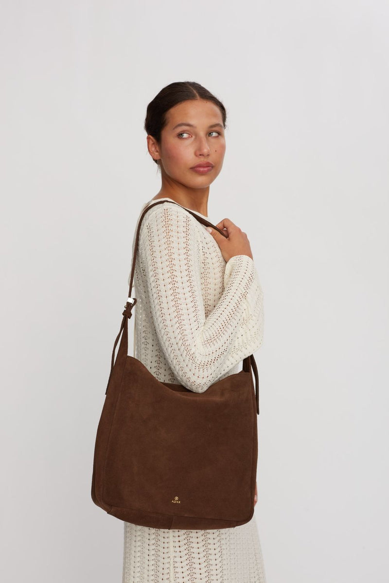 Rozzano shoulder bag Lolly Chocolate - Adax Shop - Shoulder bags