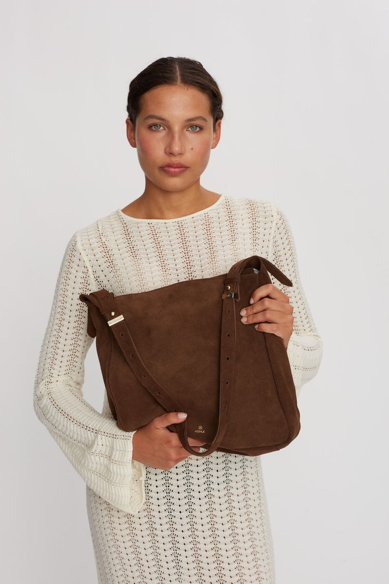 Rozzano shoulder bag Lolly Chocolate - Adax Shop - Shoulder bags