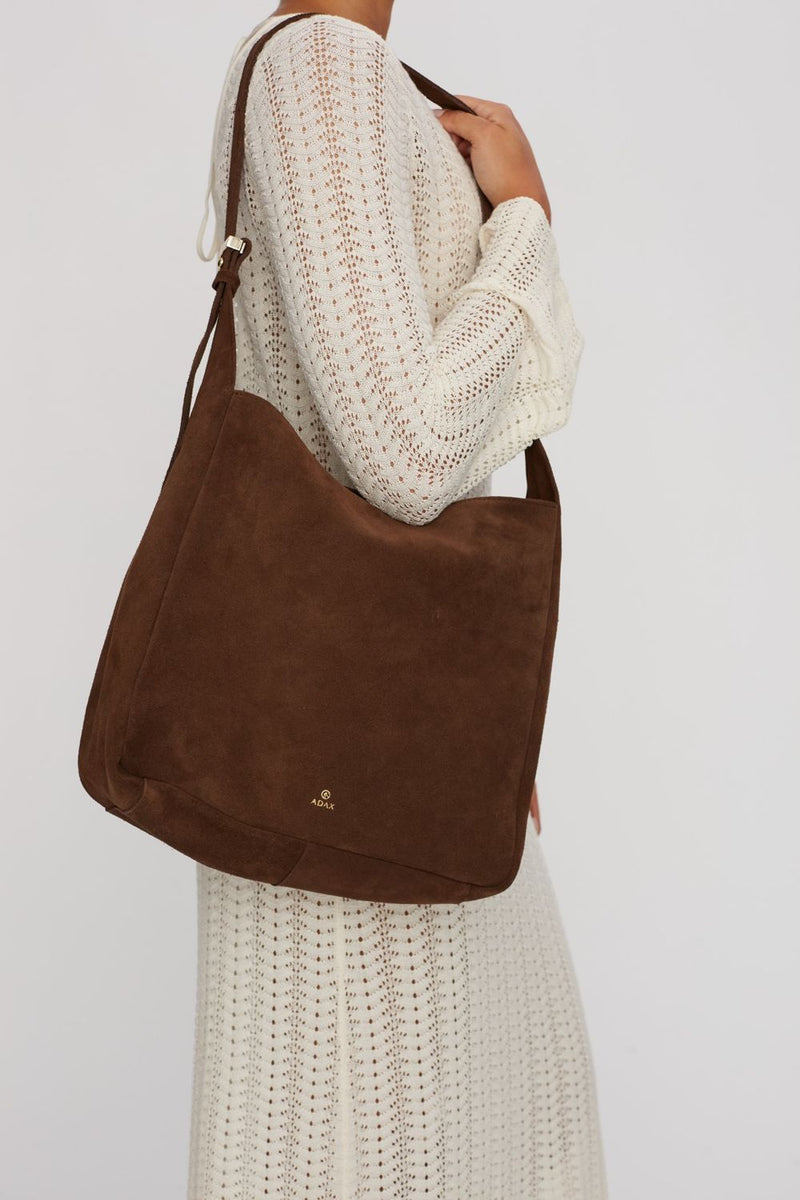 Rozzano shoulder bag Lolly Chocolate - Adax Shop - Shoulder bags