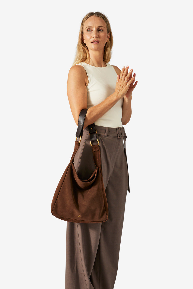 Rozzano shoulder bag Jemma Chocolate