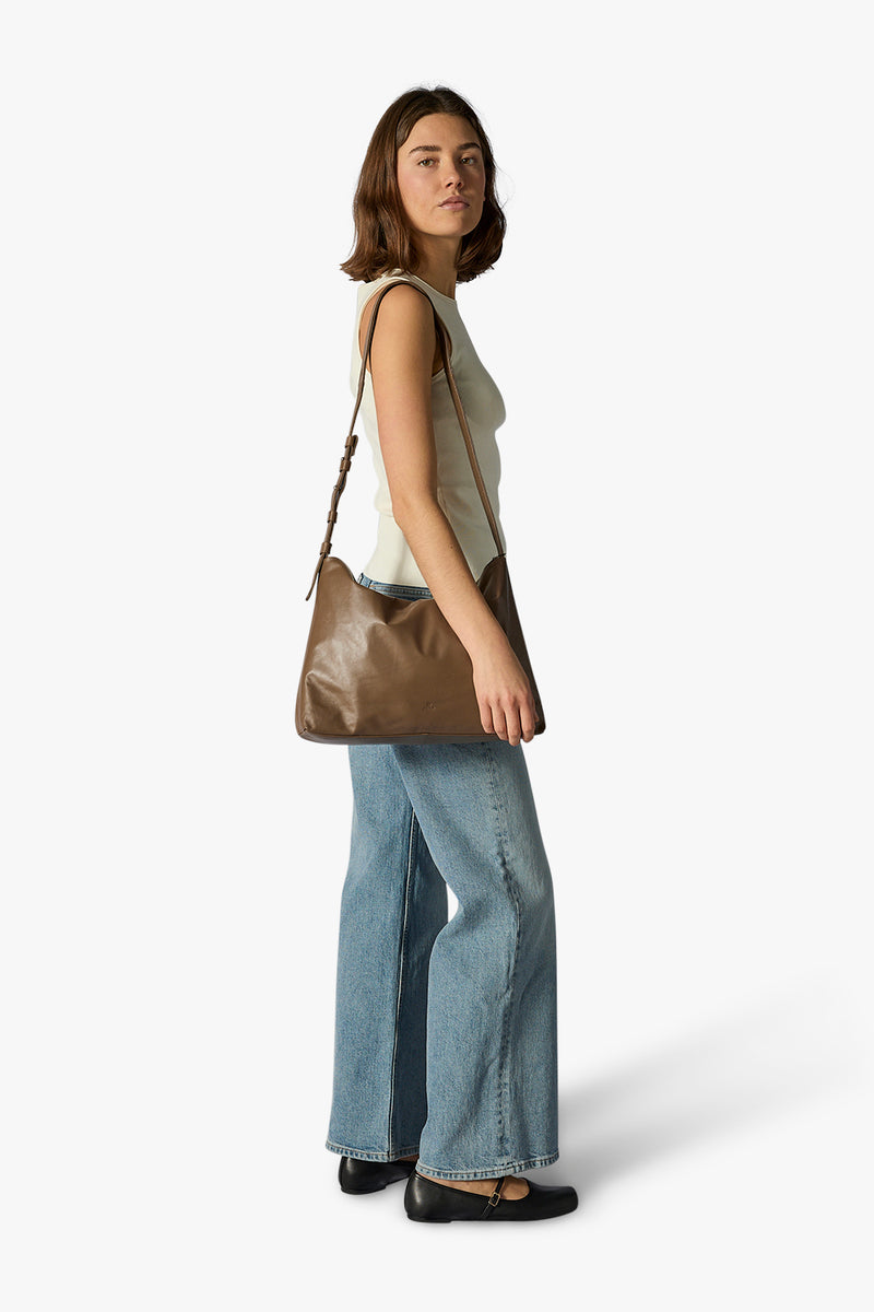 Amalfi shoulder bag Jackie Latte