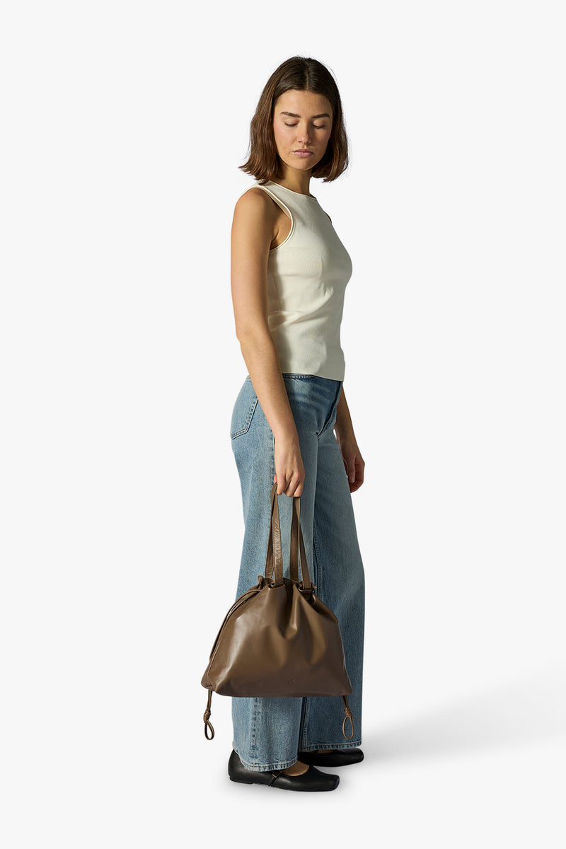 Amalfi shoulder bag Addy Latte