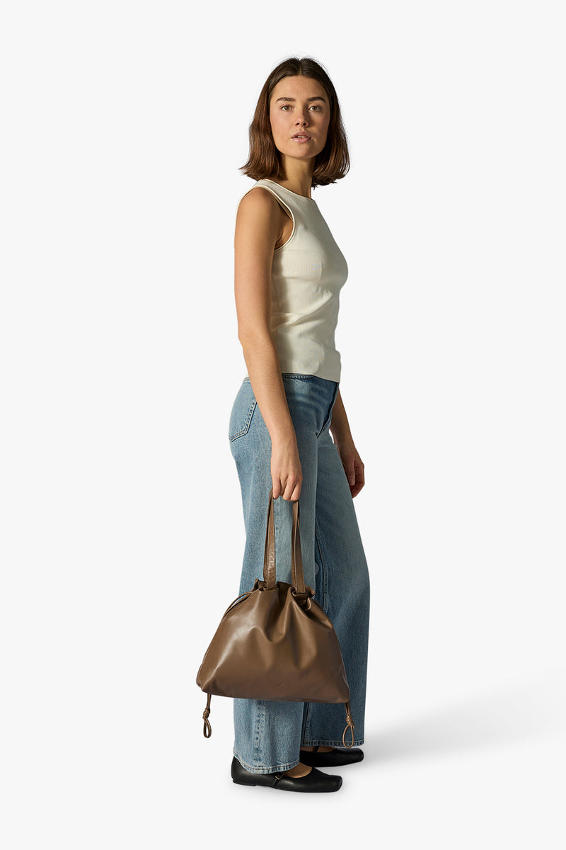 Amalfi shoulder bag Addy Latte