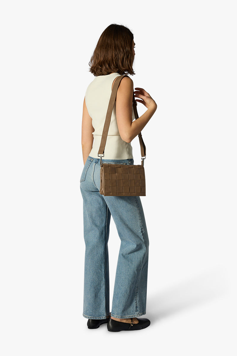 Amalfi shoulder bag Maddy Latte