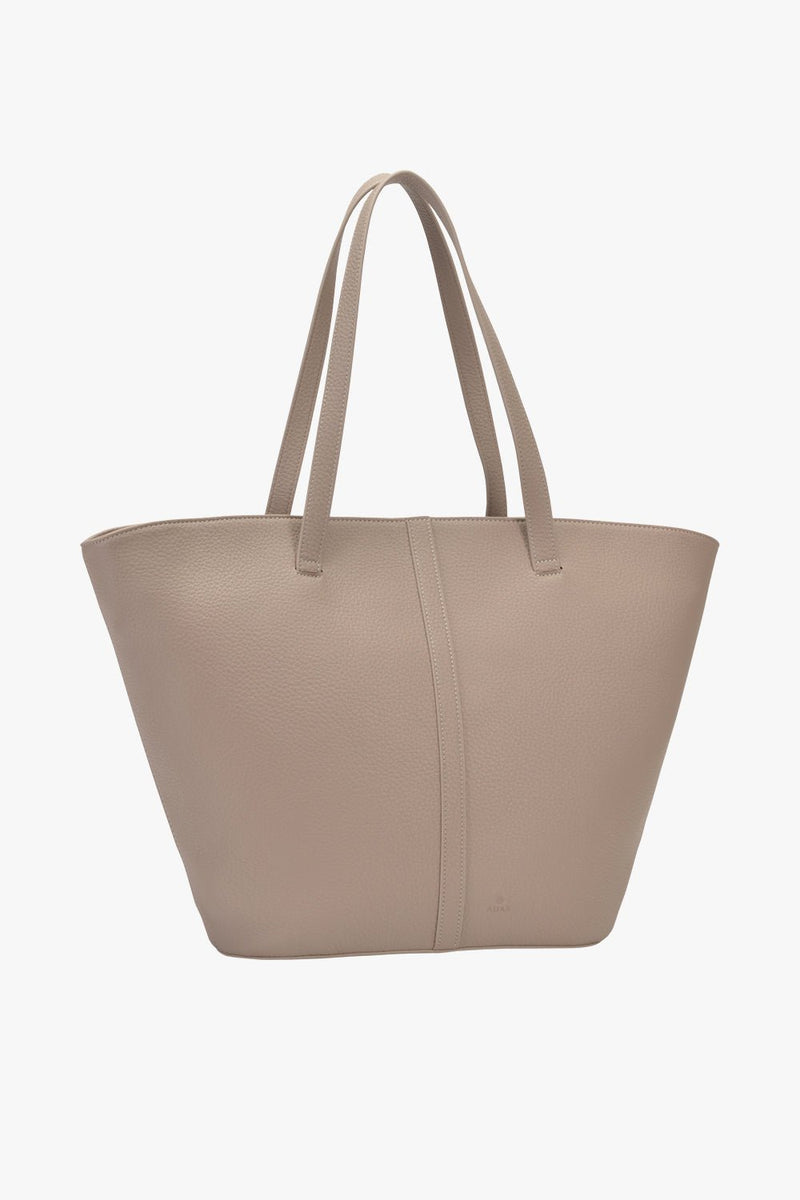 Leather Bag Ecco Isan Tote ECCO Sail Bag M Beige