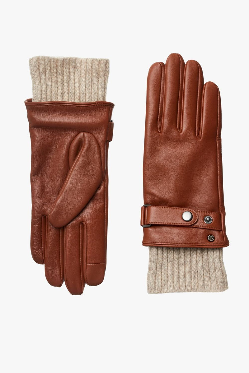 Glove Myra Cognac - Adax Shop - Handsker