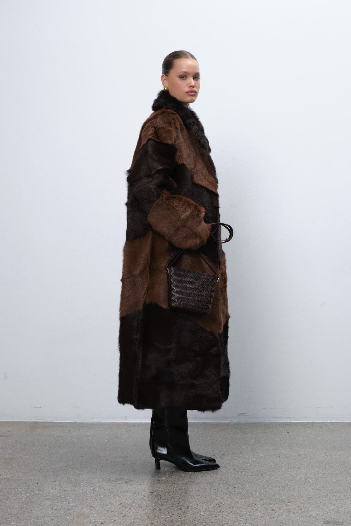 Lucca shoulder bag Celeste Dark brown – Adax Shop