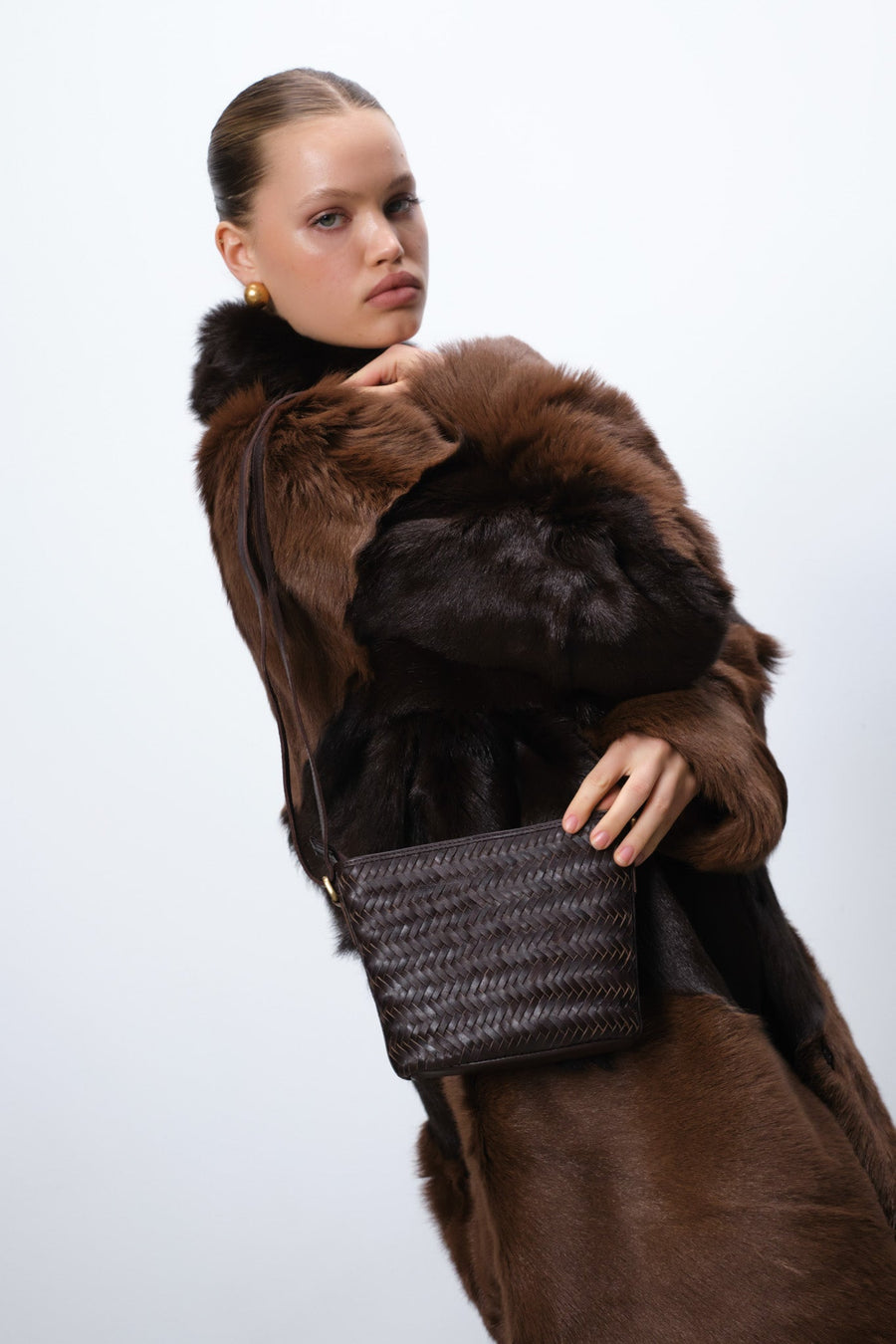 Lucca shoulder bag Celeste Dark brown - Adax Shop - Shoulder bags