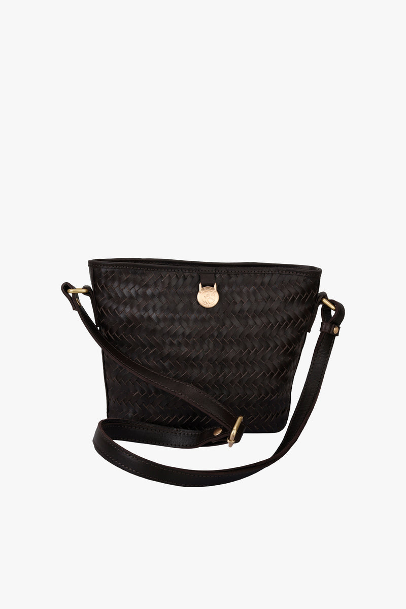 Lucca shoulder bag Celeste Dark brown